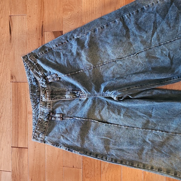 Dazy High- Waise Wide-Leg Blue Jeans - Picture 2 of 12